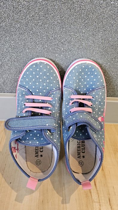 Dziewczęce tenisówki American Club