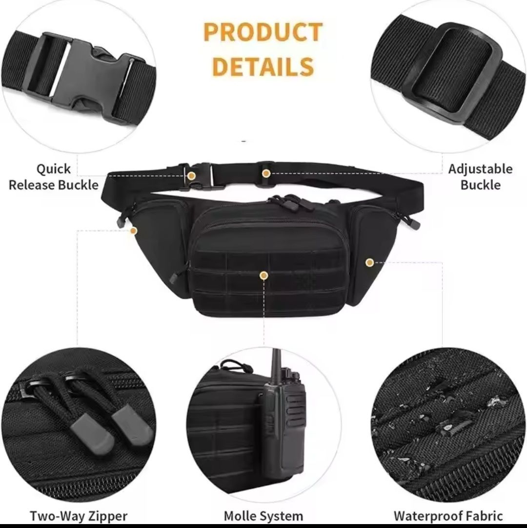Bolsa de ombro multiusos para pistola oculta