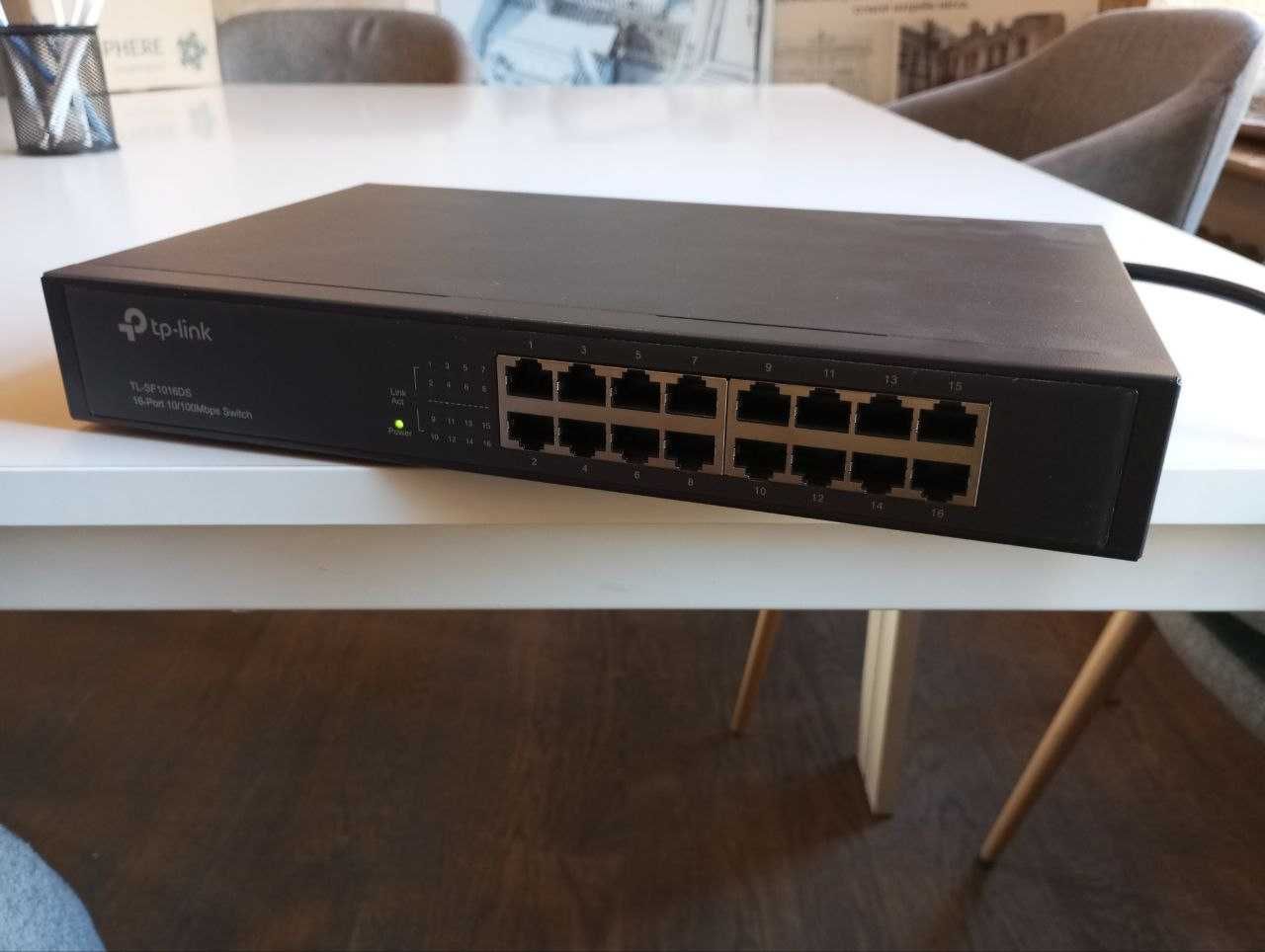 Мережевий комутатор TP-LINK TL-SF1016DS, 16 PORT