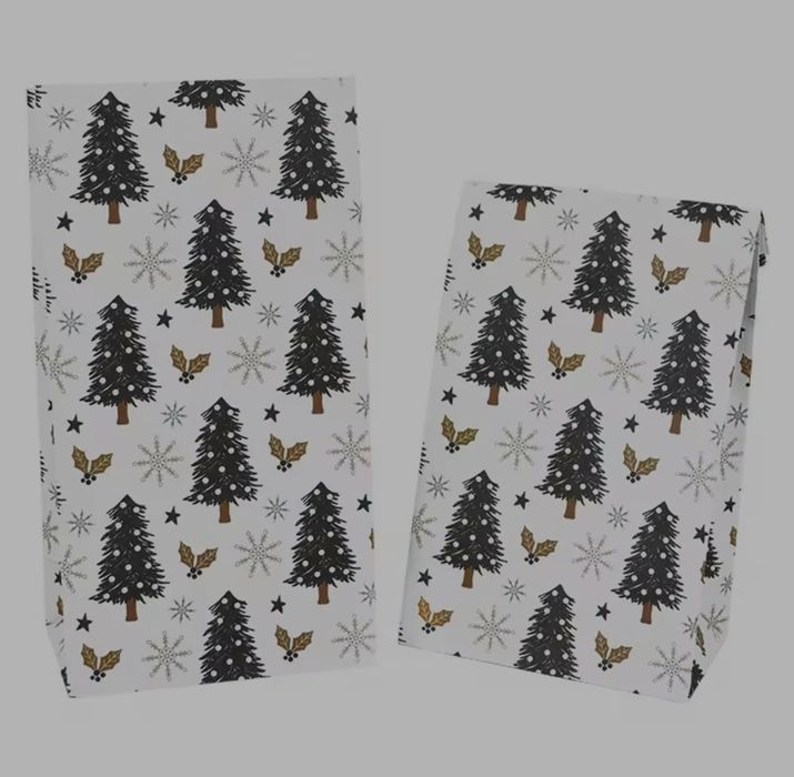 Новорічні подарункові пакети упаковка ялинка