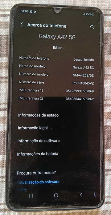 Telemóvel Samsung A42 5G