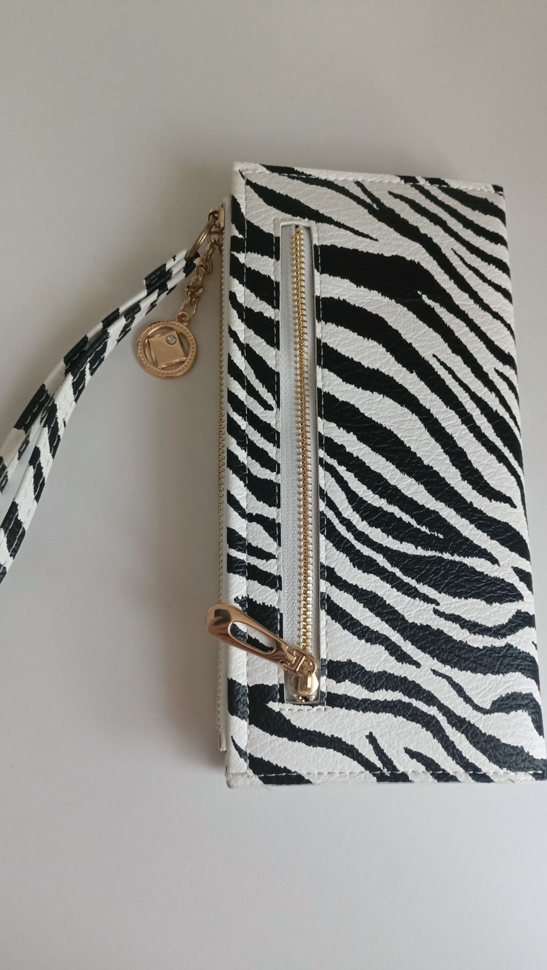 Torebka portfel zebra NOWA