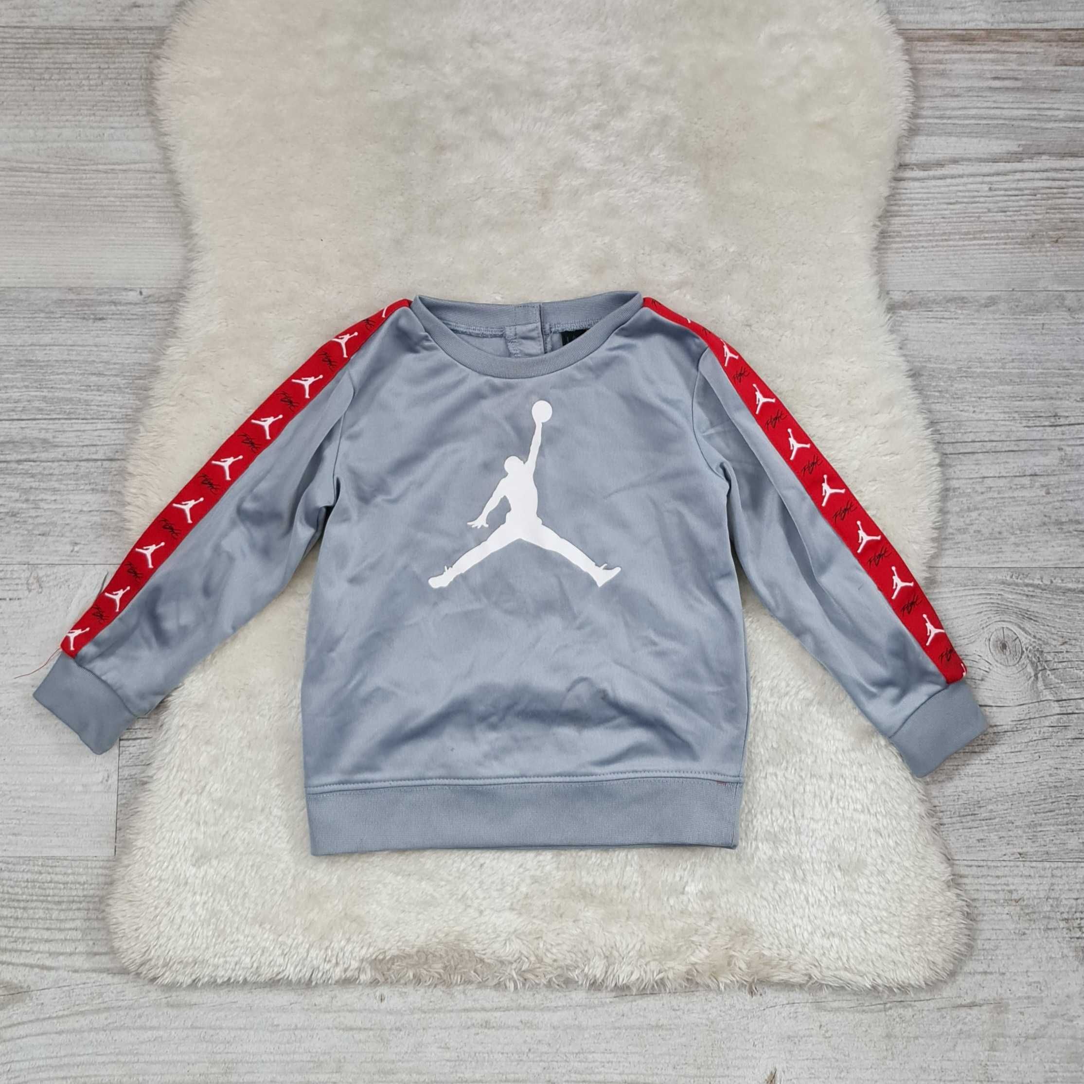 Bluza Nike Air Jordan Swoosh Rozmiar 86 - 92 Szara Logo