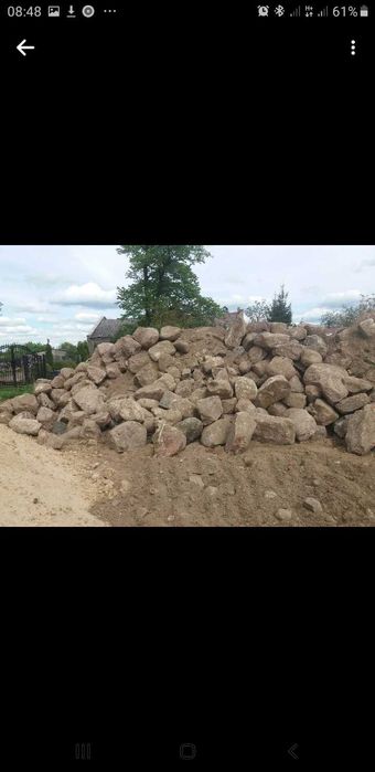 Kamień ciosany 1000ton. I działka 3000m2