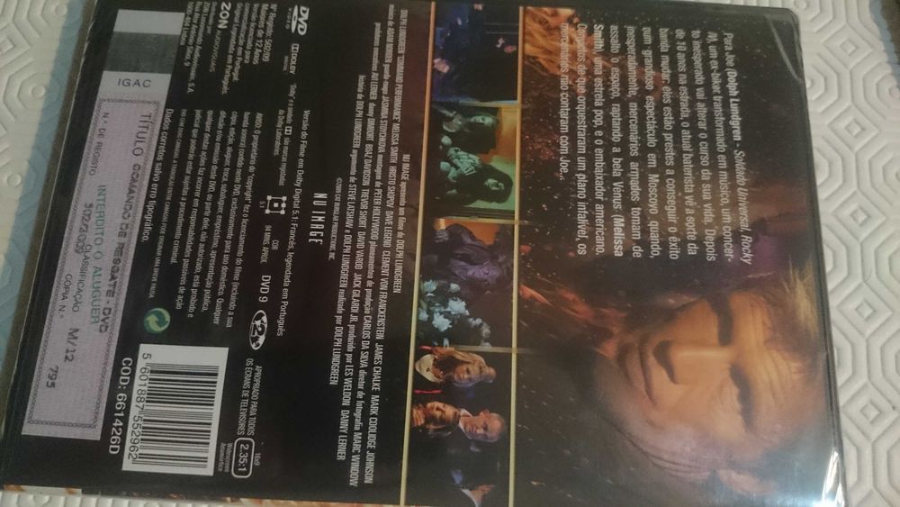 Portes Gratis Dvd novo Comando de Resgate Dolph Lundgreen