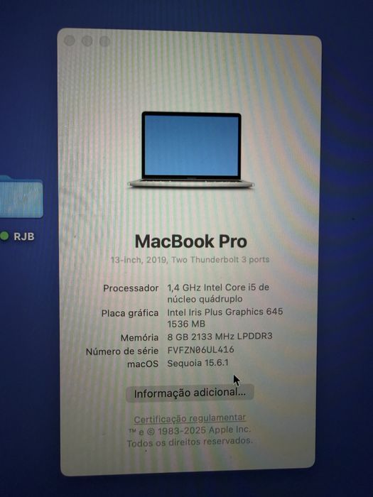 Macbook Pro 13 - 2019