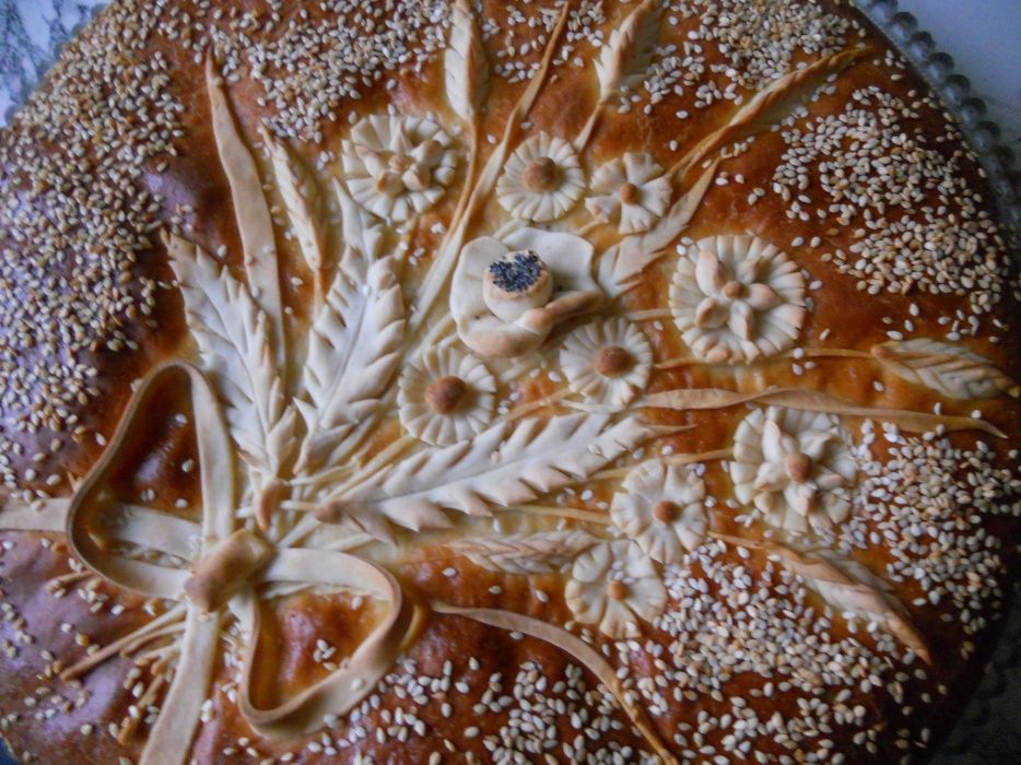 Свадебная выпечка.Караваи.шишки дывни.пироги.пирожки.встречный хлеб.