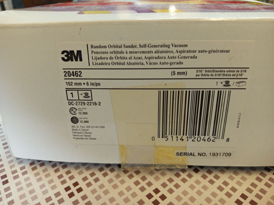 Пневматична шліфувальна машинка ексцентрикова 20462,