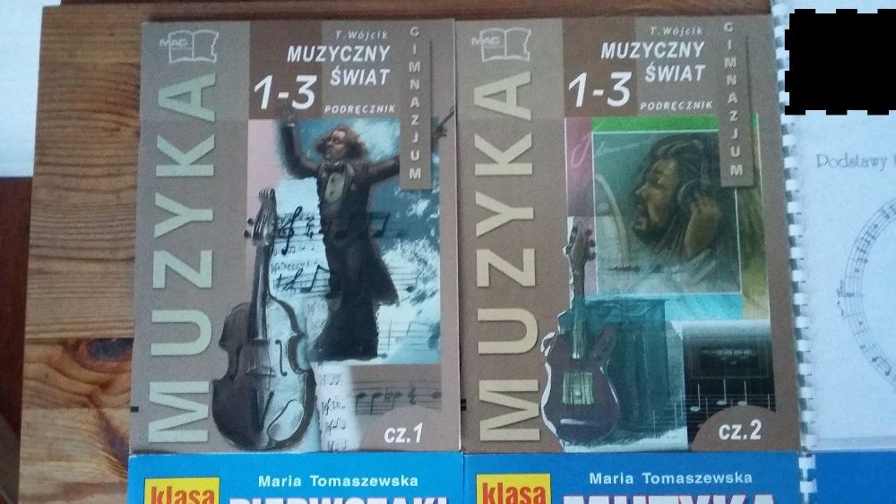 Książki do nauki muzyki w podstawówce, liceum