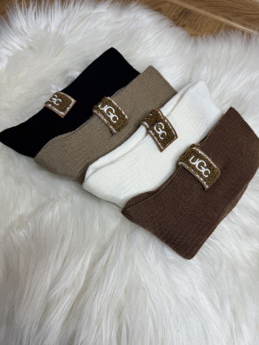Носки ugg, угги, шкарпетки угг БІЛІ та МОЛОЧНІ
