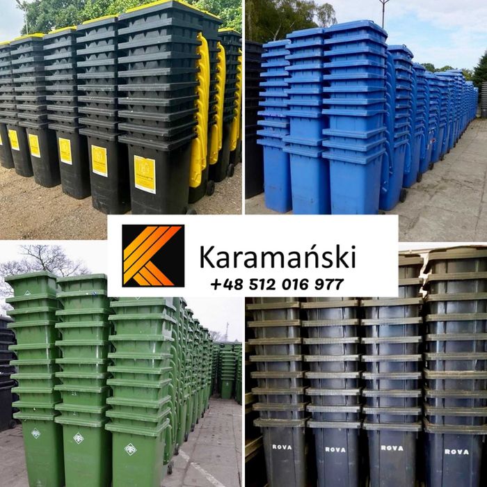 240 L , pojemnik na odpady uzywany