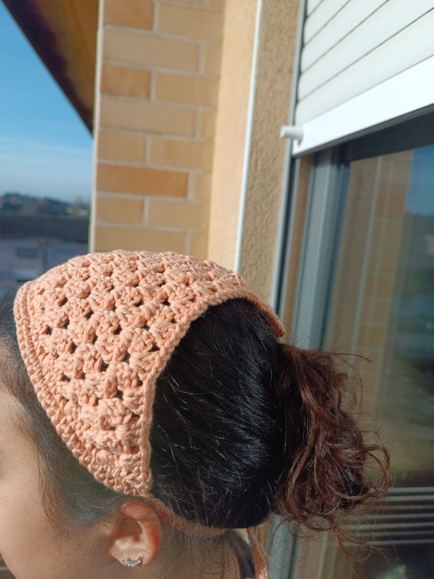 Bandana em croche