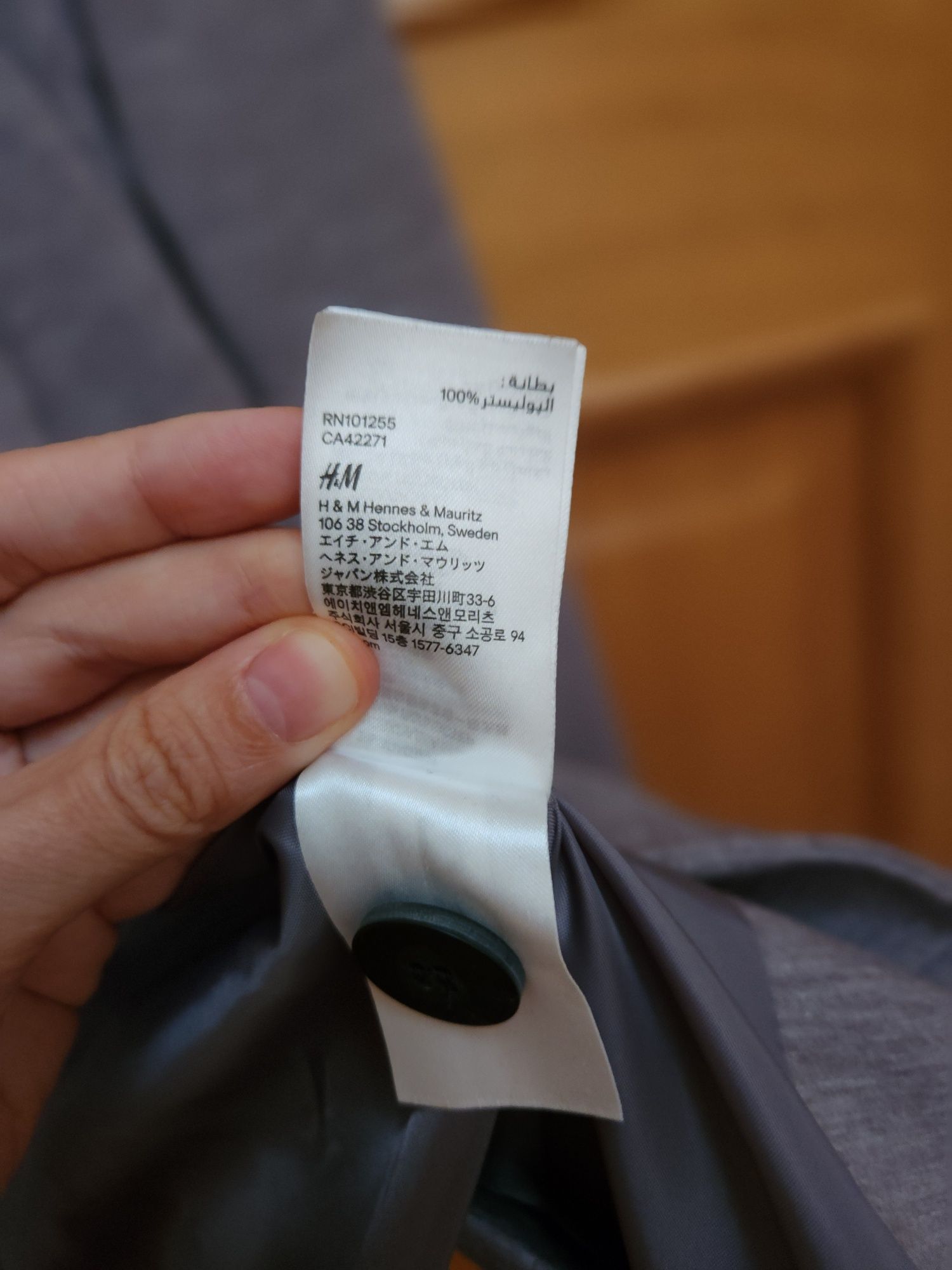 Blazer cinzento da H&M