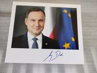 Autograf, podpis - Andrzej Duda PL Polityka Kolekcja Prezydent RP