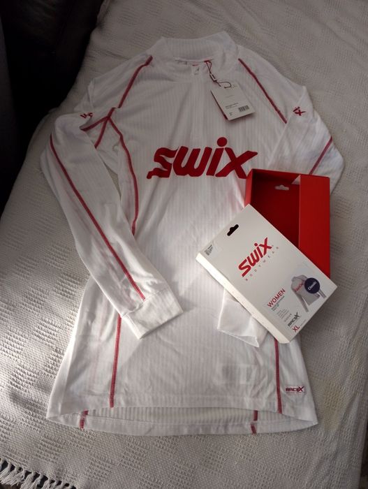 Bluza bluzka termoaktywna thermo zip swix damska norweska nowa longsle