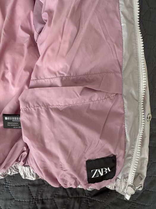 Зимова курточка zara для дівчинки
