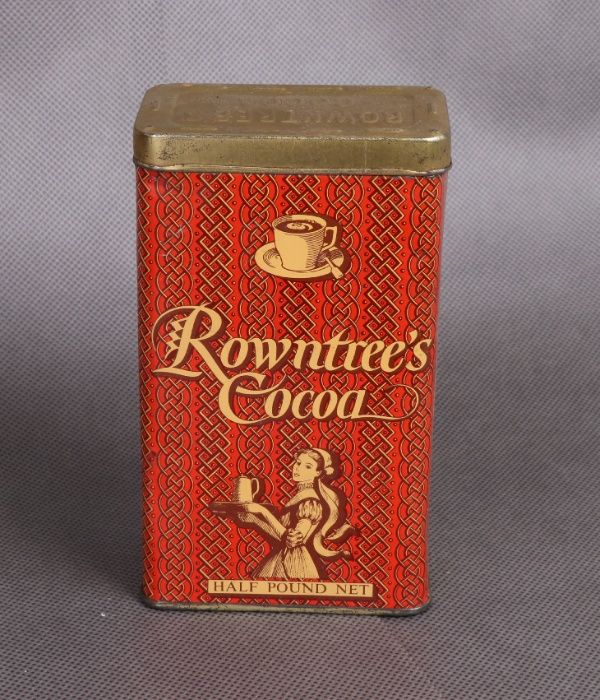 Stara puszka kakao vintage Rowntree’s Cocoa Anglia XX Starocie Antyki
