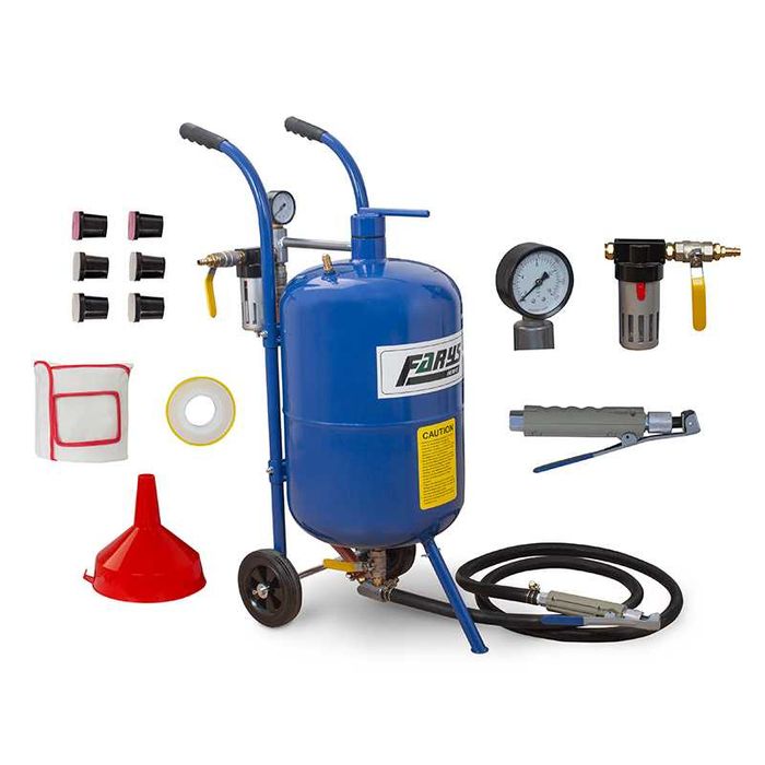 Piaskarka syfonowa oczyszczarka 38l zawory 1/2" FR7012 N - OUTLET