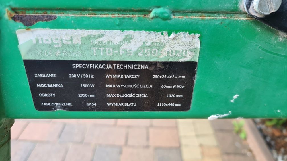 Piła stołowa do glazury plytek