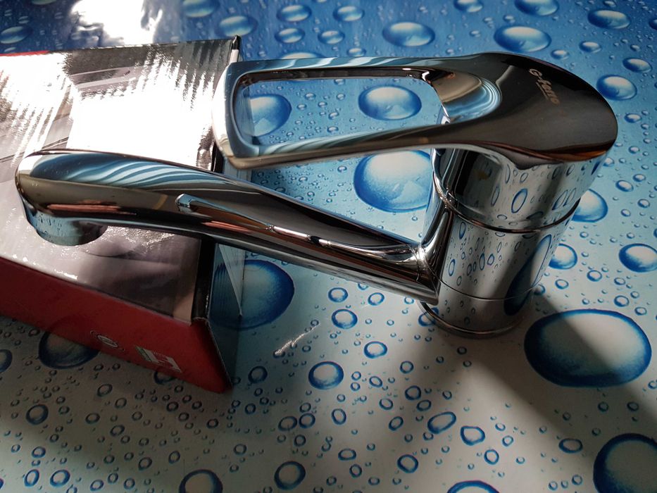 Смеситель для умывальника или кухни G-Ferro Hansberg 004-Гусак 15 См