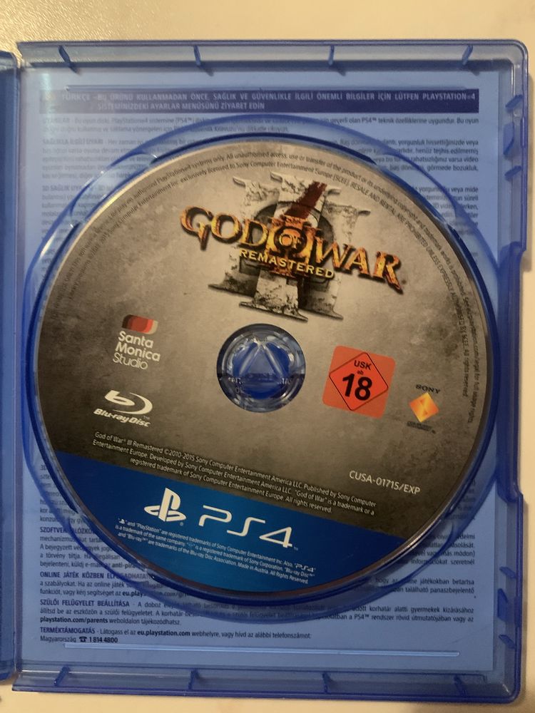 GOD OF WAR remastered PS4