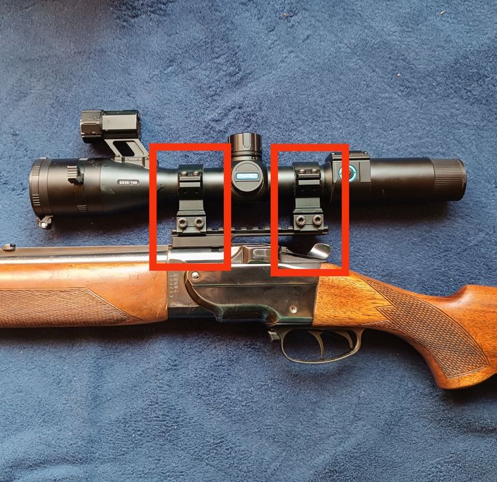 Obejmy 30mm montaż do lunety Pard