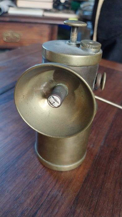 Candeeiro de bicicleta francesa antiga