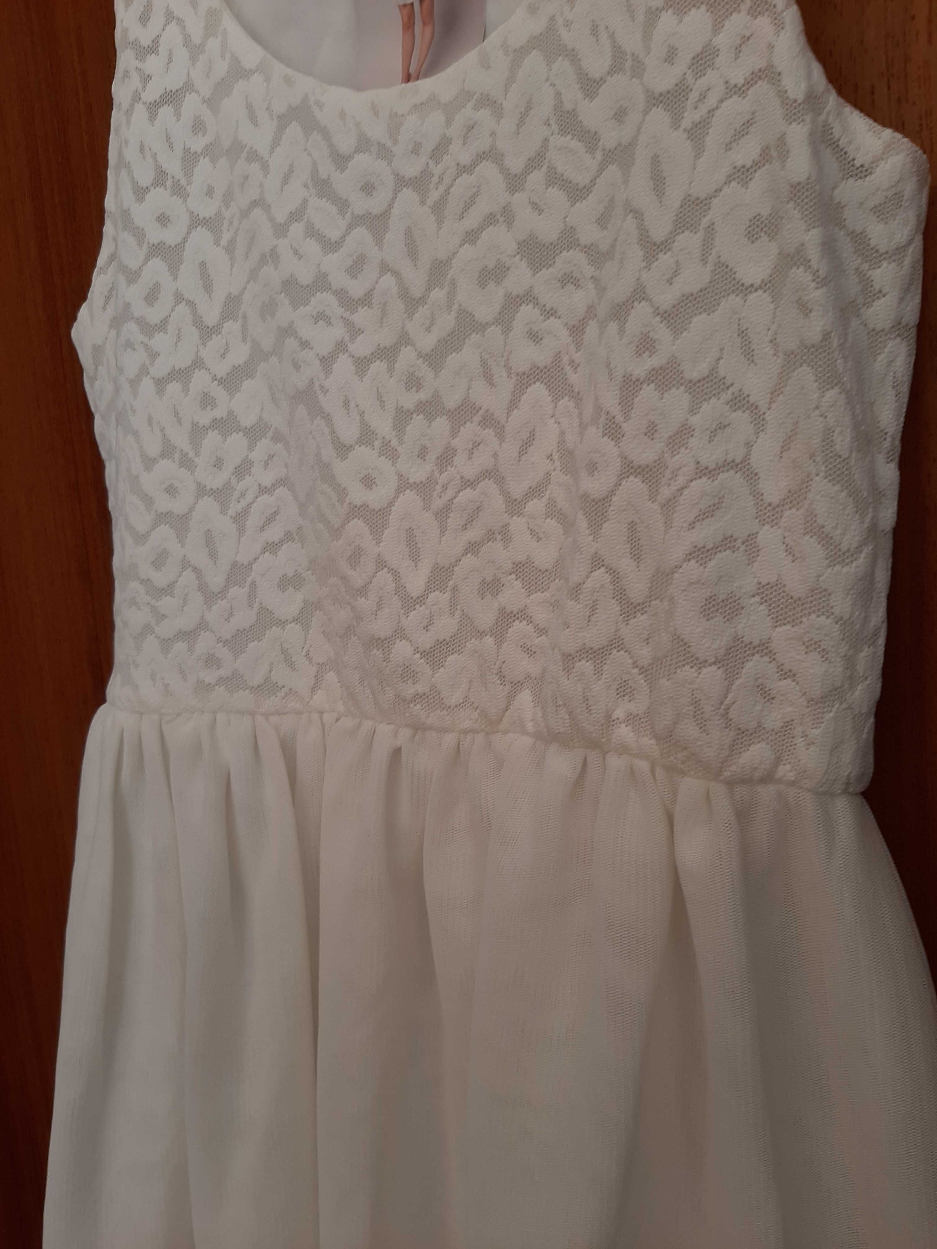 Vestido Novo Branco Tamanho M