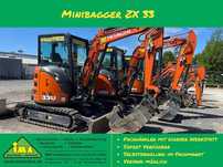 Minikoparka Hitachi ZX 33 U-6 Używane Koparka 3,5 t