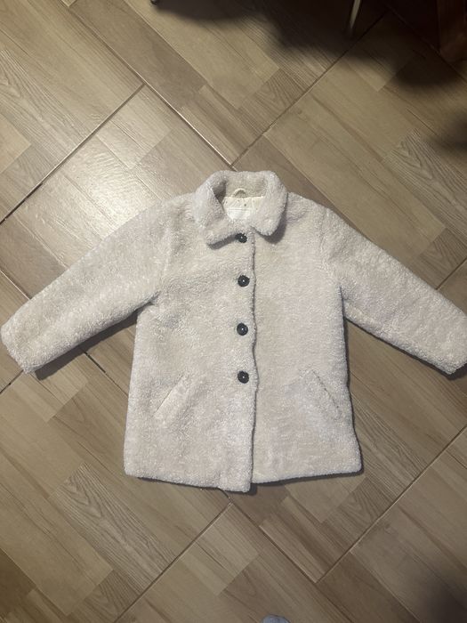 Шубка,шуба next,пальто біле