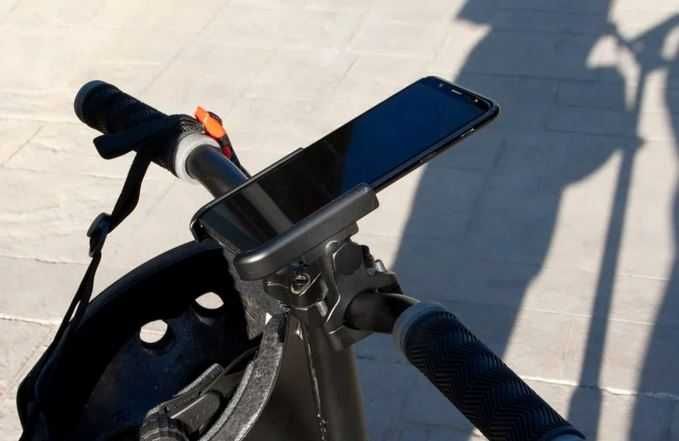 Suporte de Bicicleta ou Trotinete Giratório para Smartphone | Preto