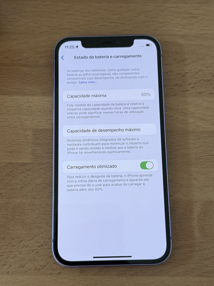 Iphone 12 violeta s/face id desbloqueado(ACEITO RETOMA)