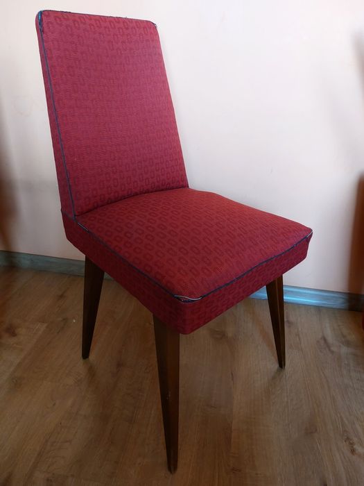 Stare 6 x krzesła PRL drewniane retro fotel krzesło vintage
