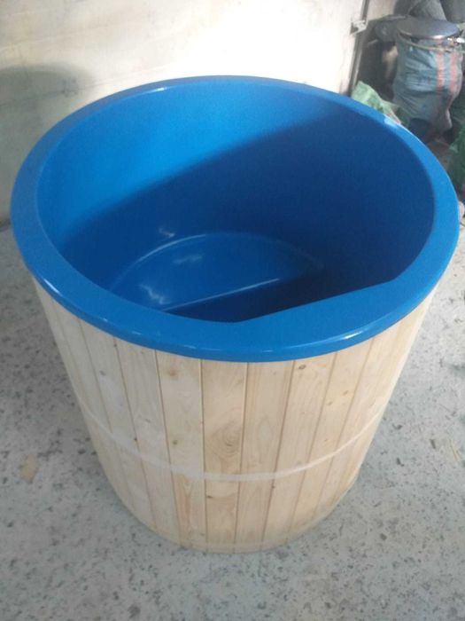 Balia do schładzania po saunie bania beczka zimną wodę do morsowania