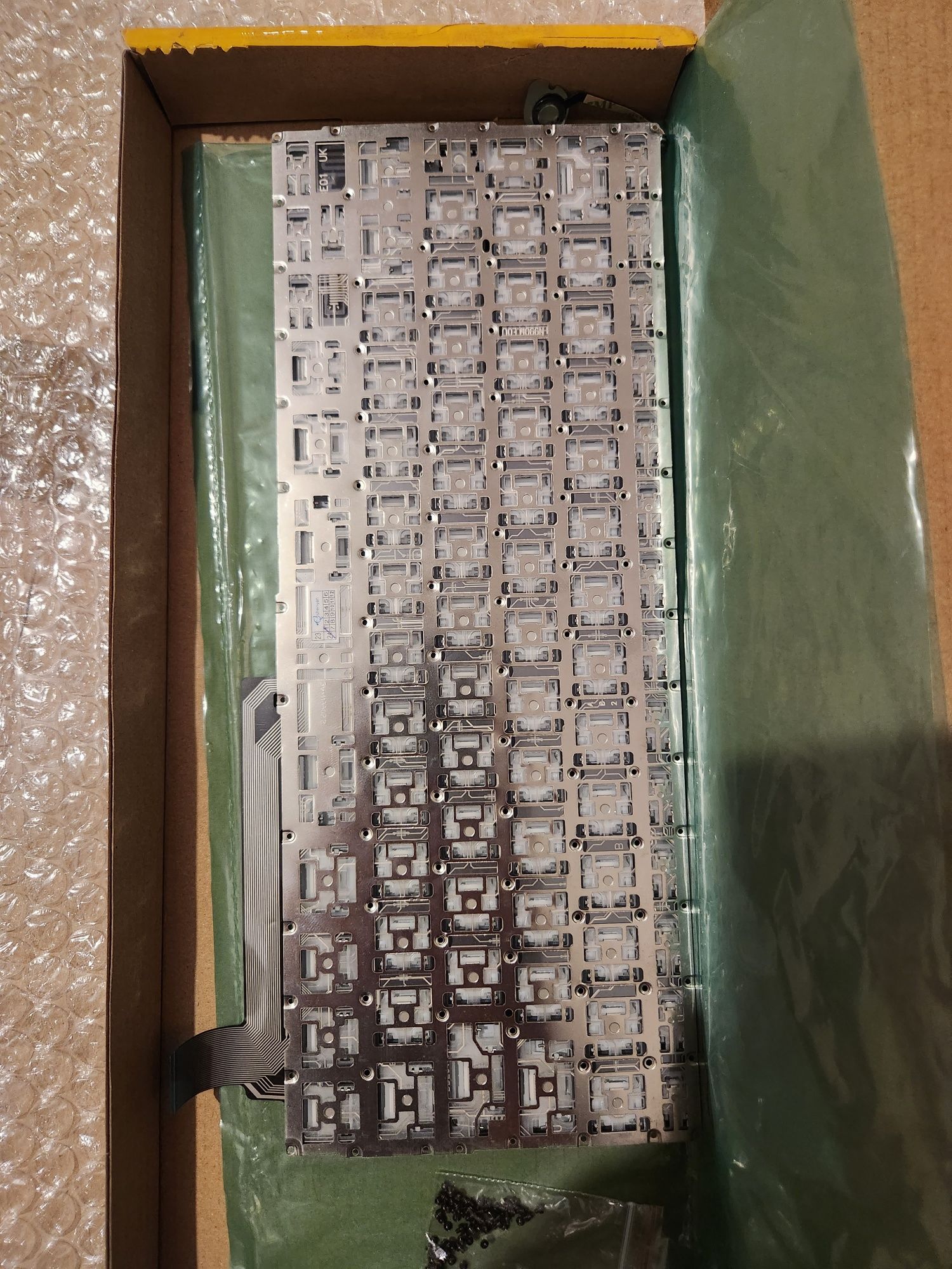 Клавіатура для Macbook A1286 нова гравірована