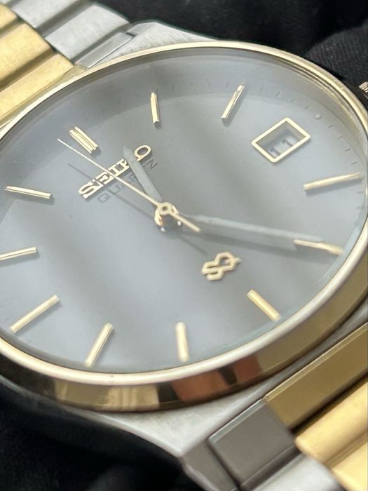 Vintage zegarek Seiko quartz SQ ref. 5Y22 JDM
