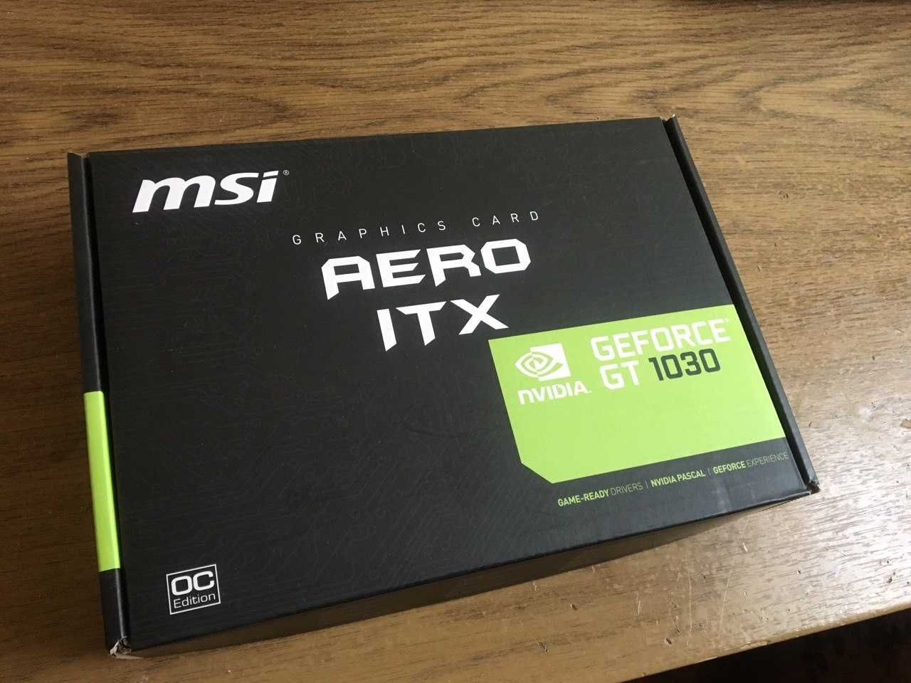 Видеокарта MSI GeForce GT 1030 Aero ITX OC 2GB DDR4