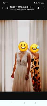 Sukienka ślubna długa
