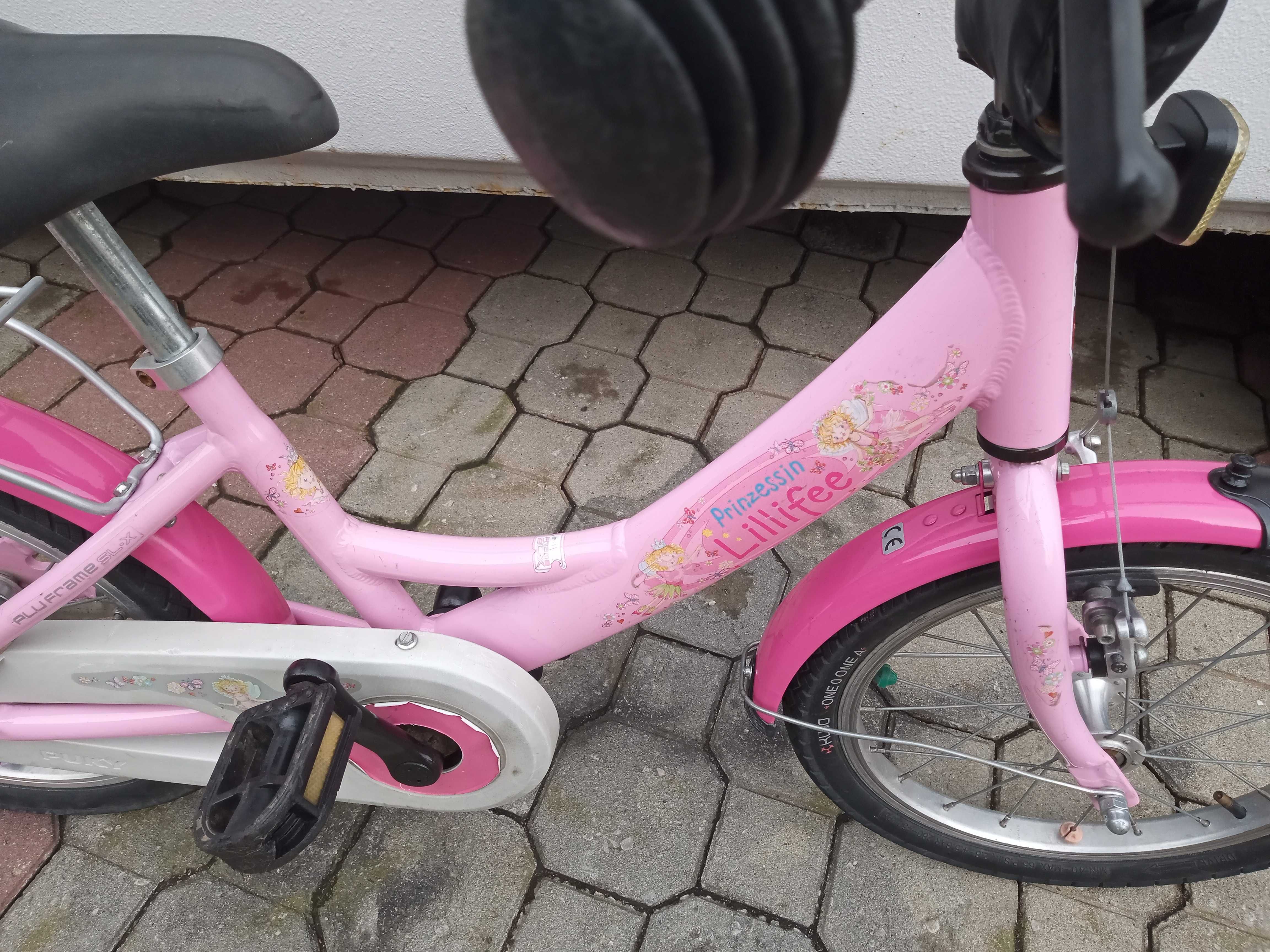 Rower PUKY  Prinzessin Lilliffe  koła 16" Aluminiowy  -różowy-