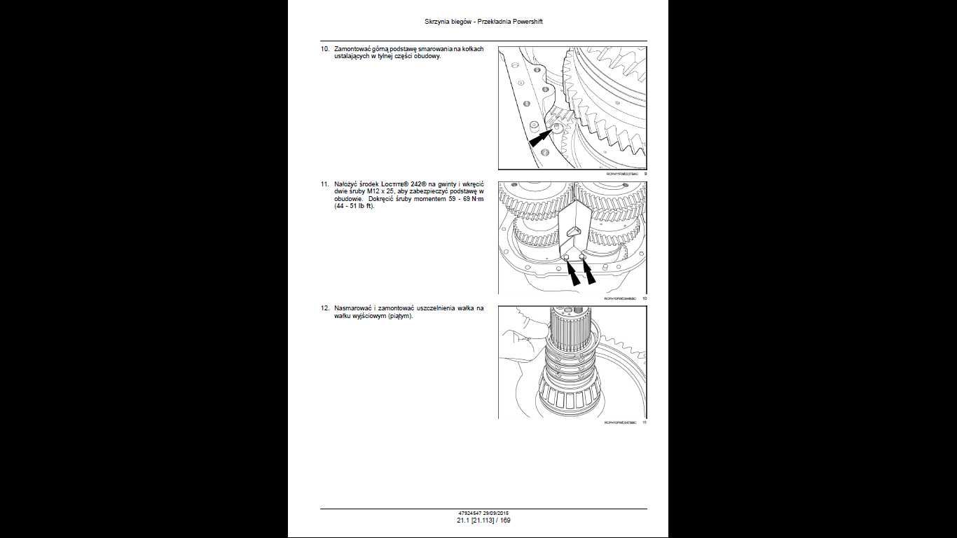 CASE Quadtrac 470 / 500 / 540 / 580 / 620 instrukcja napraw po POLSKU