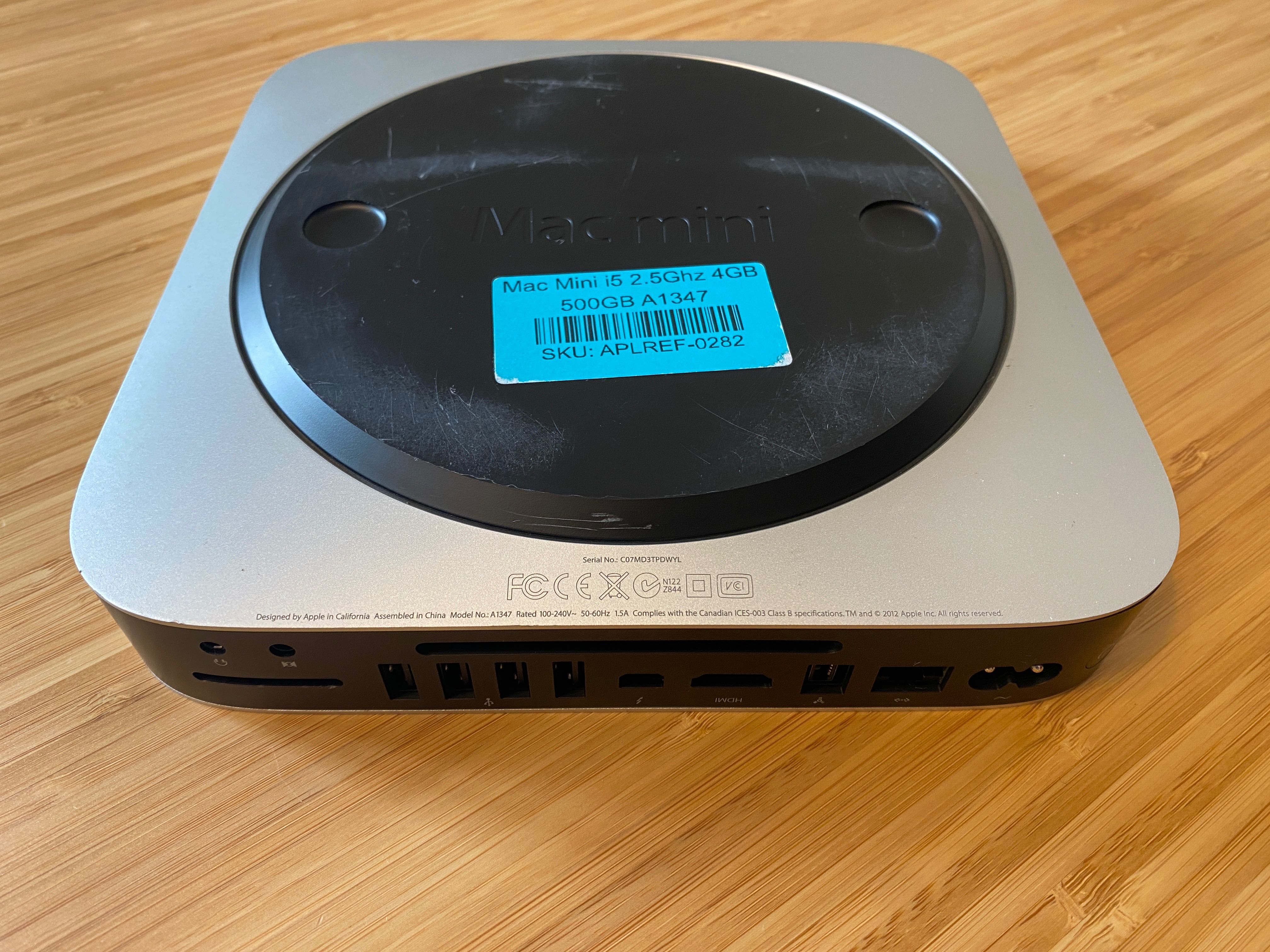 Apple Mac Mini A1347 (Late 2012) i5-3210M | 4GB RAM | 500GB HDD MacOS