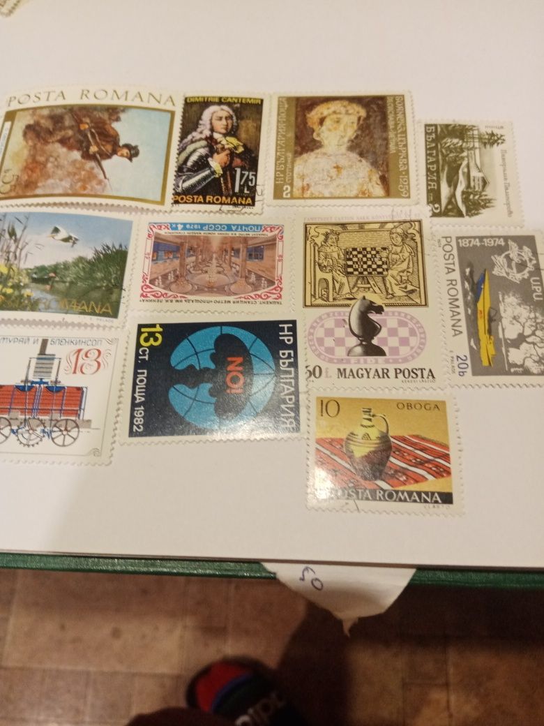 Zestaw znaczków z Europy