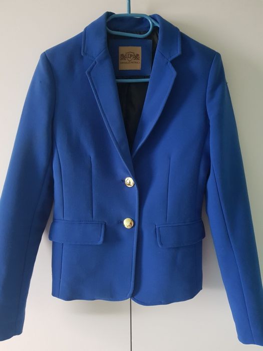 Żakiet marynarka chabrowy