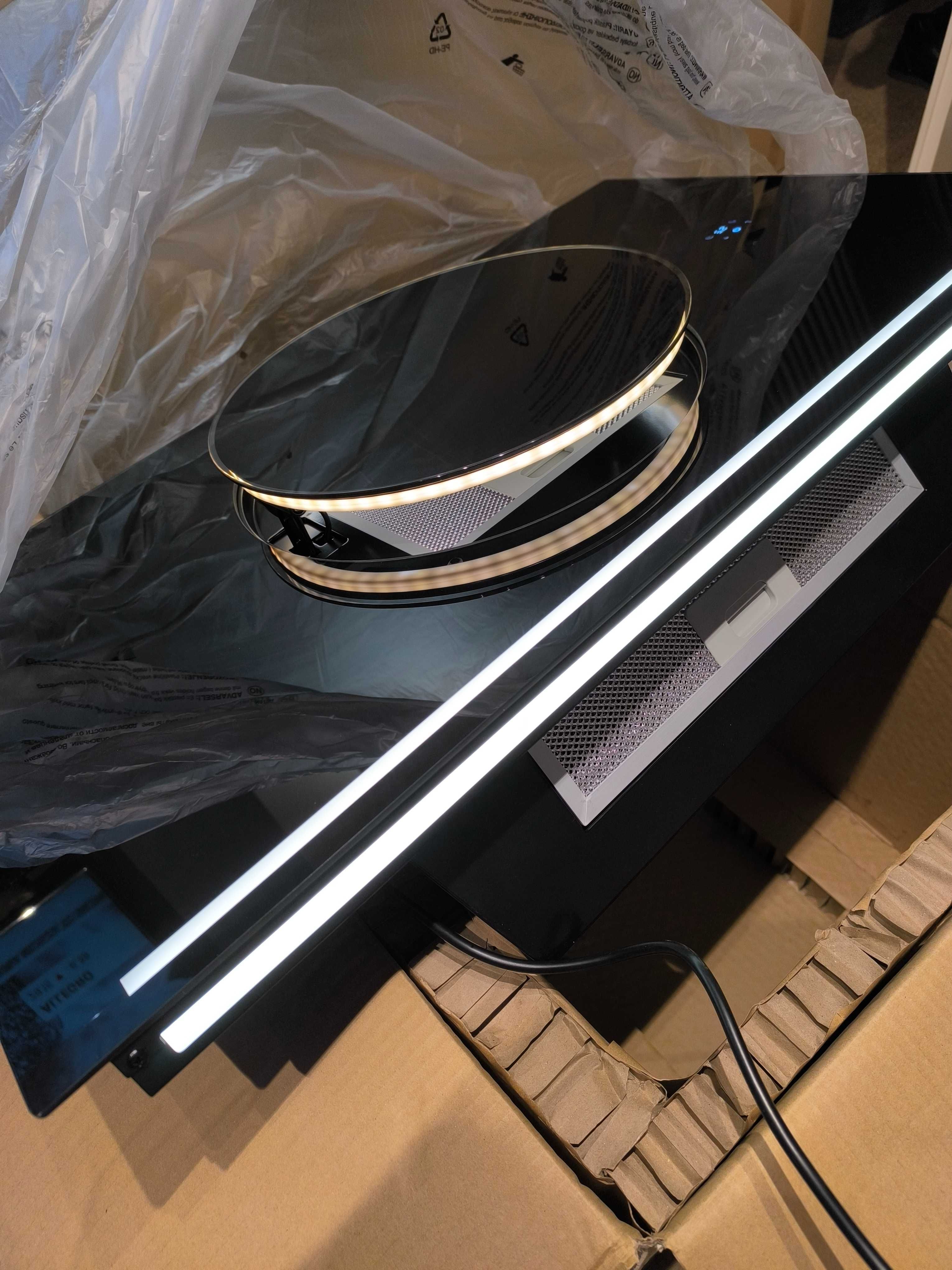 Okap Kominowy GoodHome , podświetlenie LED, czujnik ruchu