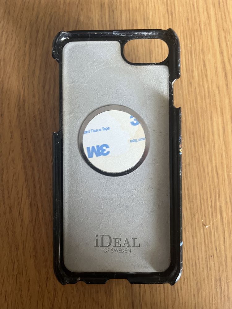 Ideal of Sweden iphone 7 8 etui Laurent marble + uchwyt ring mount
