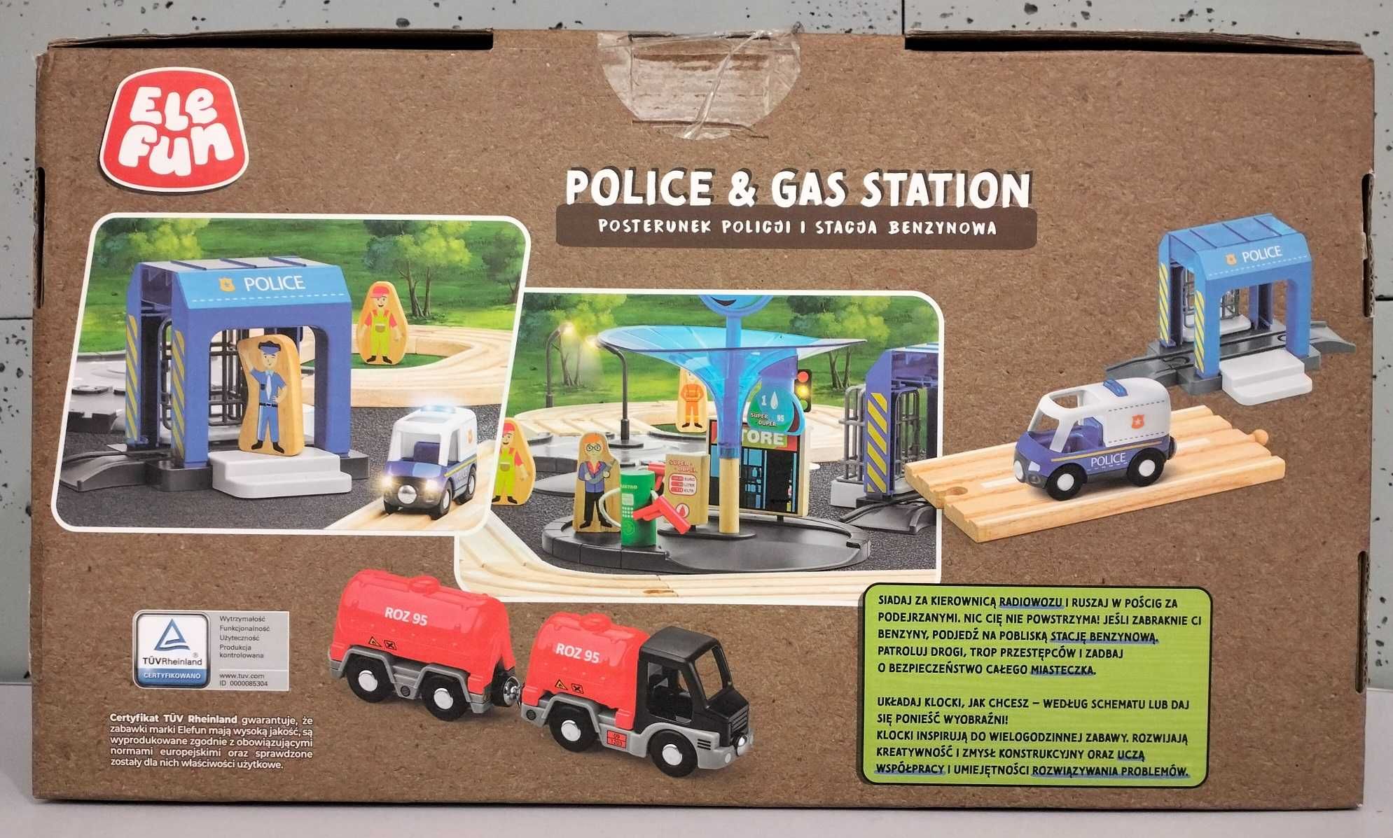 Posterunek policji i stacja benzyn Zestaw 56 el.