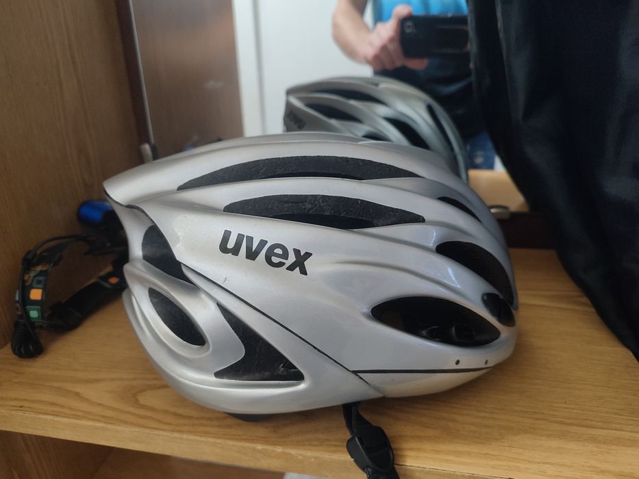 Шлем шолом для велосипедиста Uvex Sport Renn Fahrradhelm Boss Race