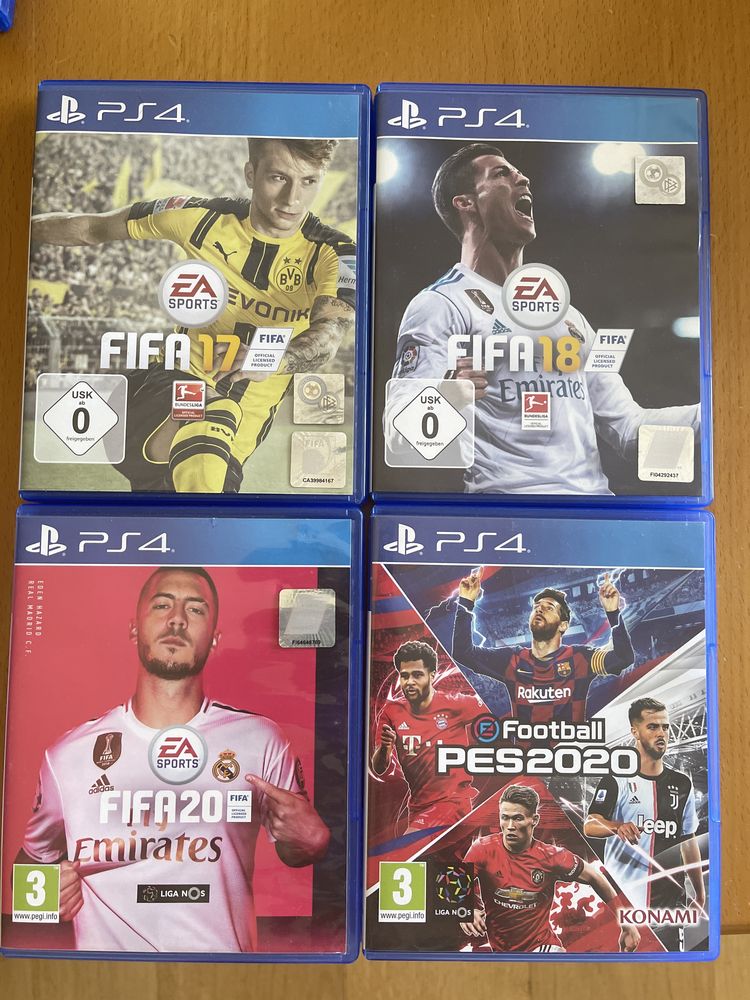 Fifa 17,18,20 e Pes 2020 ps4