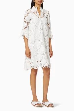 Белое кружевное платье Maje новое