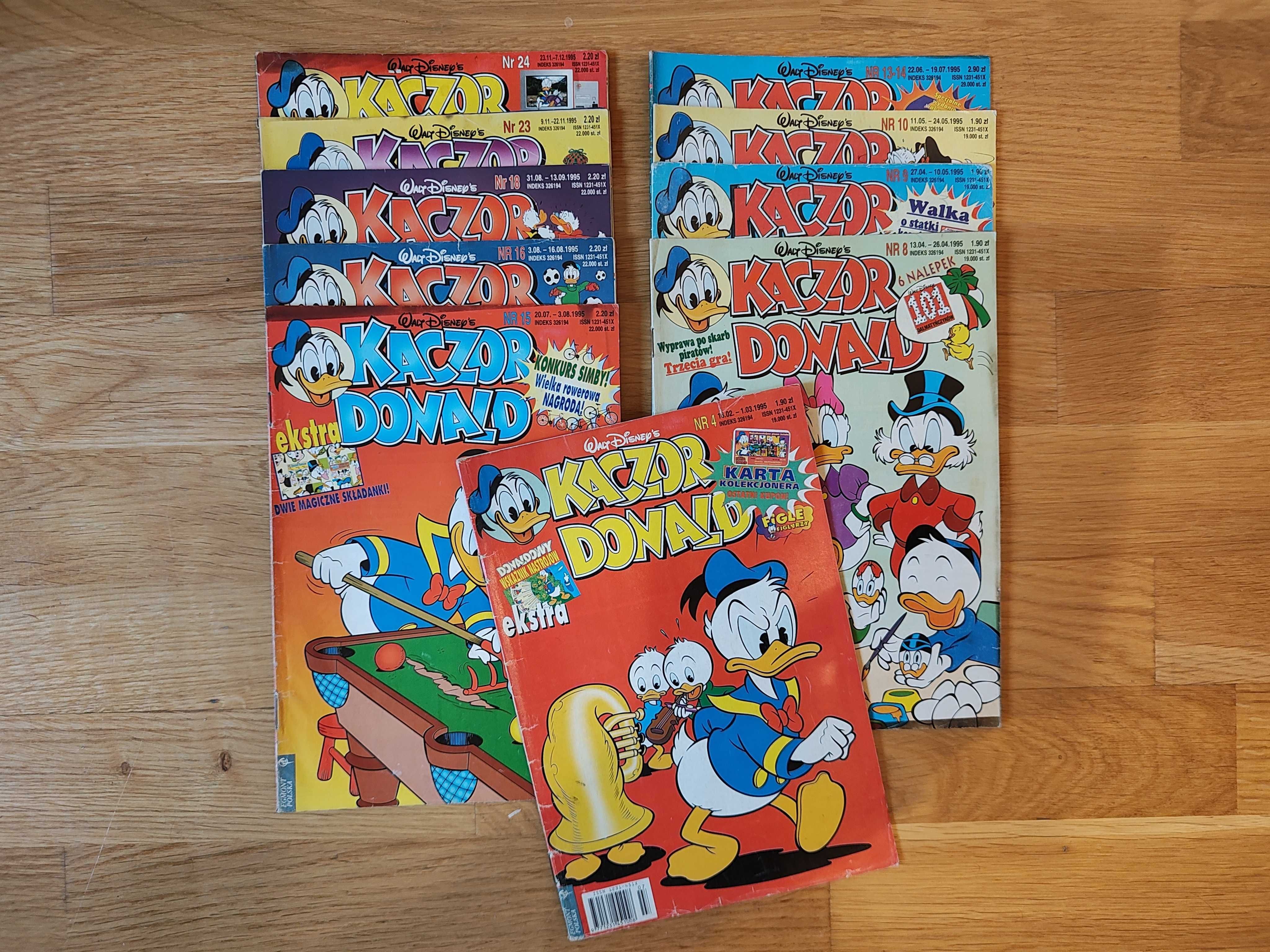 Komiksy Kaczor Donald z 1995 roku